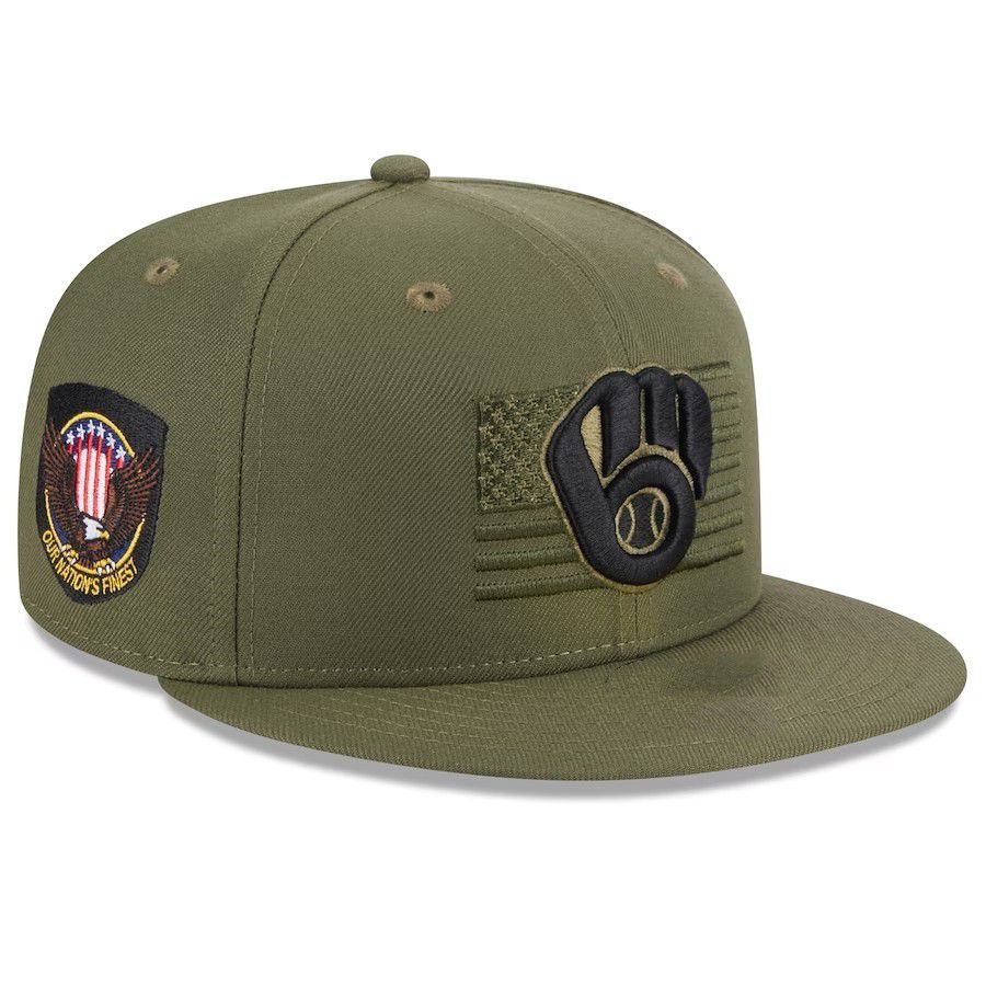 2023 MLB Milwaukee Brewers Hat TX 20230708->->Sports Caps